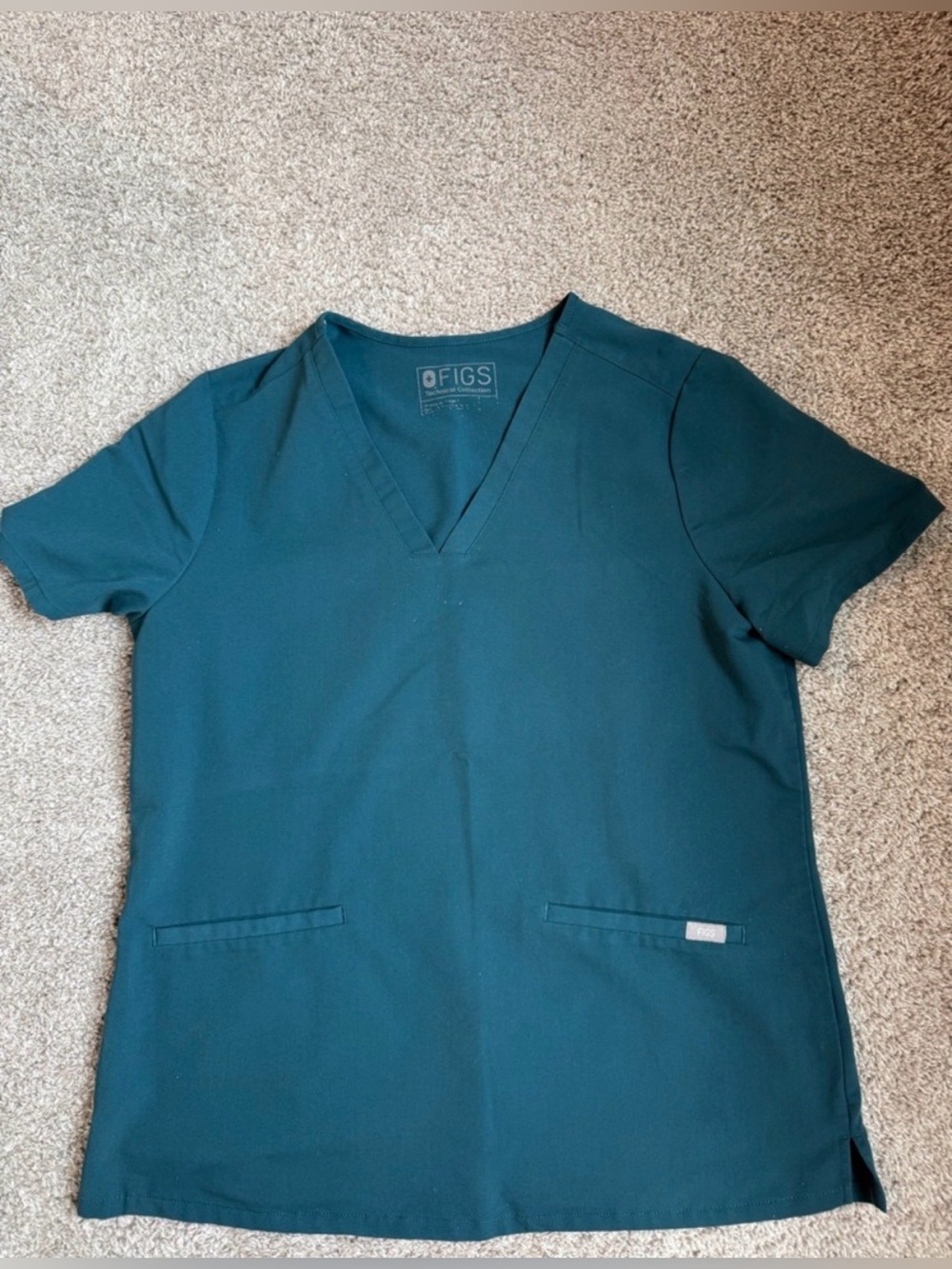 FIGS Scrub Top - Deep Turquoise